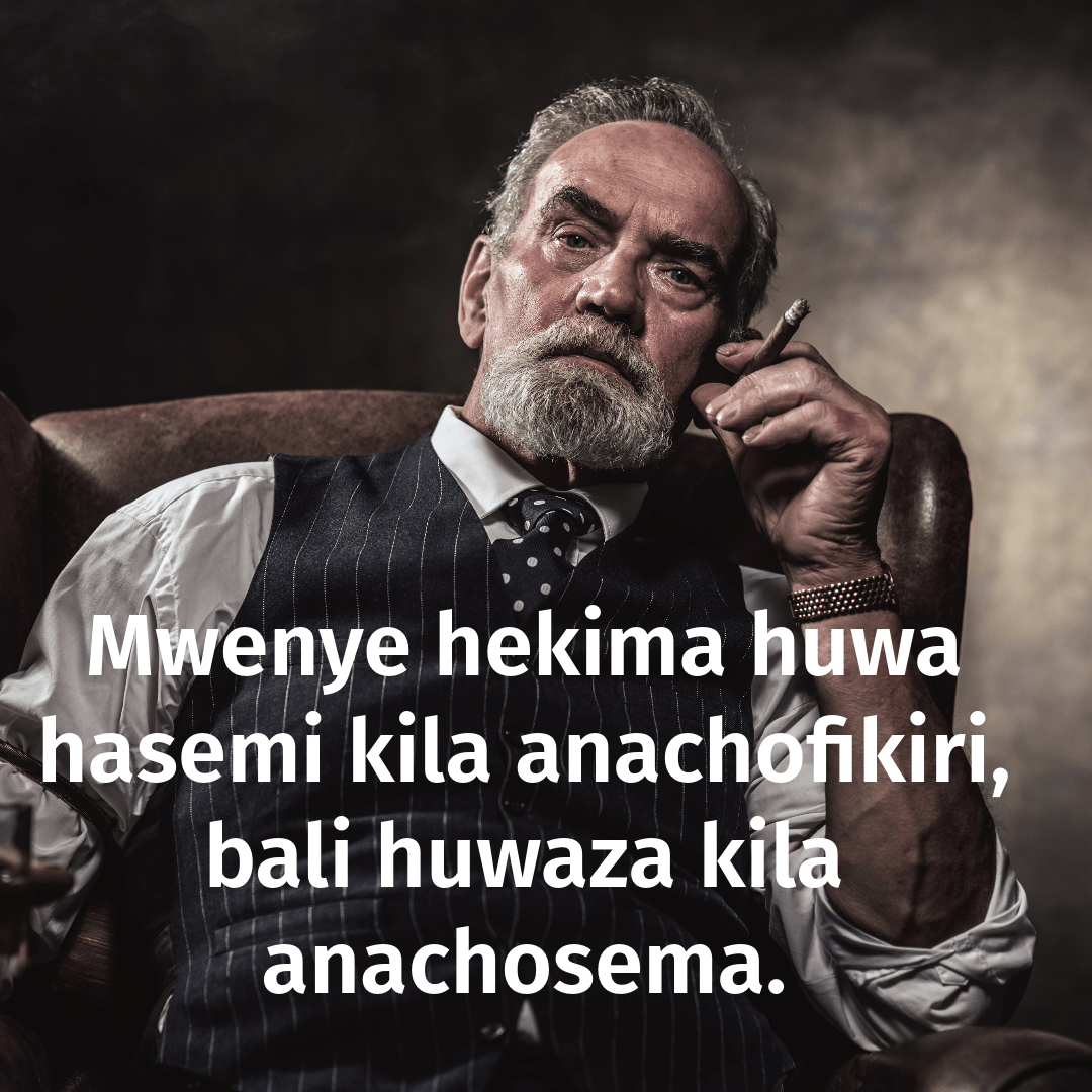 Misemo ya hekima na maarifa - Mhariri