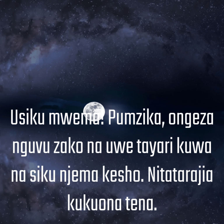 SMS za mahaba usiku na picha za usiku mwema – Mhariri
